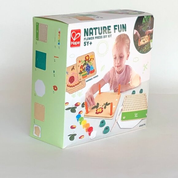 New in Box Hape Flower Press DIY Kit-Nature Fun 5+🌺 - Picture 10 of 14